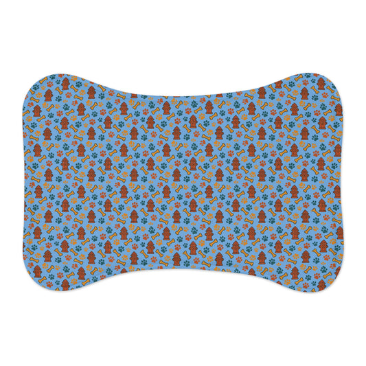 Bone Shaped Dog Food Placemat